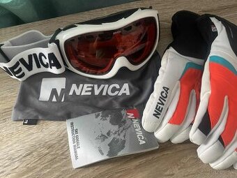 lyziarske okuliare  a rukavice