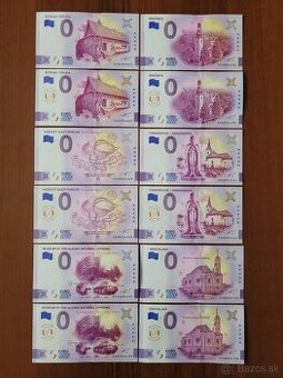 0 eurová bankovka, 0€ bankovky, 0 euro souvenir