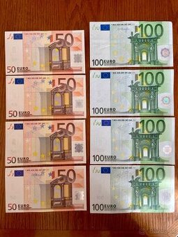 Zberateľské Euro bankovky (séria 2002) – Stav UNC