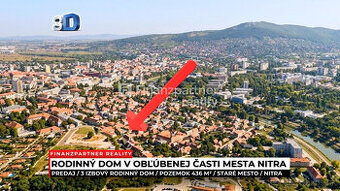 Exkluzívne na predaj rodinný dom, Staré Mesto, Nitra