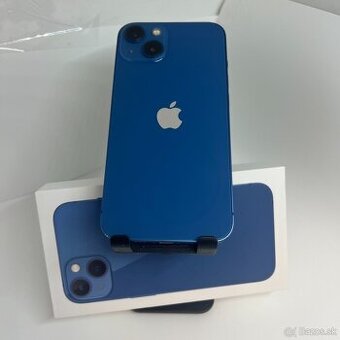 iPhone 13 128GB BLUE - DOBRÝ STAV - ZÁRUKA