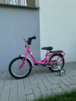 Detský bicykel PUKY Steel ružový