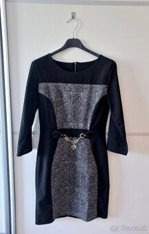 Šaty dámske čierne krátke