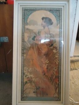 Starši obraz - Alfons Mucha