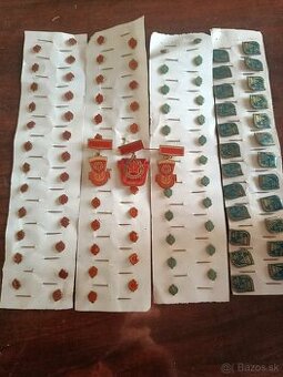 Odznaky jednota a staré stojánky jednota