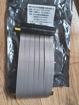 PCIE 5.0 x 16 riser kabel double reverse 20,5cm