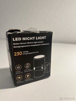 #L0379 LED nočné svetlo s pohybovým senzorom 230 V