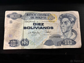 Diez Bolivianos 1986 - 1