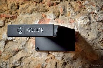 GDOCK Bike Shelf držiak bicykla na stenu, čierna