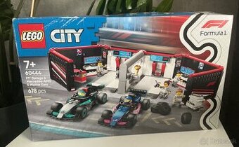 LEGO® City 60444 Garáž F1 a autá Mercedes-AMG a Alpine