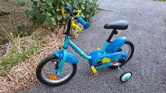 Detsky bicykel BTWIN 14 s bočnými kolieskami