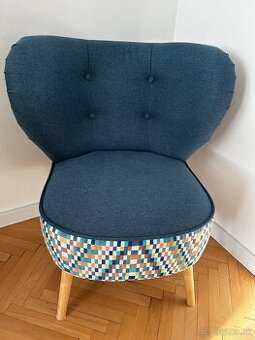 modre kreslo ikea