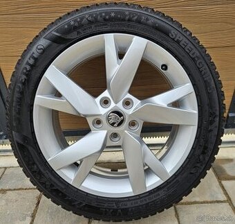 Originálna zimná sada Škoda - 5x112 r17 + 20555 r17