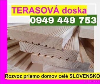 #04 Terasová doska, 28mm, A/AB kvalita, SKLADOM 0949 449 753