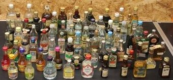 71 x MINI-flaštičky - zberateľský alkohol