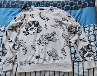 MIKINA INK READY CROPP