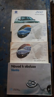 Navody k obsluhe VW Vento, Peugeot 306,Renault Megane