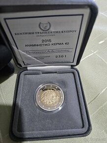 Predám 2eurovù mincu Cyprus v najvyššej profi kvalite - 1