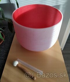Červená krištáľová misa C 35 cm