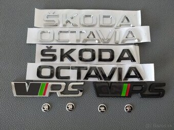 Škoda, Octavia, Superb, RS nápisy