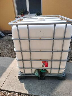 Ibc kontajner,plastová 1000l nádrž,barel,kubikon