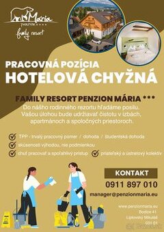 Hotelová gazdina / chyžná