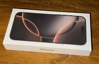 📱 Apple iPhone 16 Pro Max – 256 GB | Desert Titanium | NOVÝ