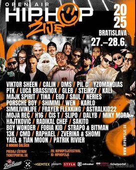 VIP lístok Hip Hop Žije 2025