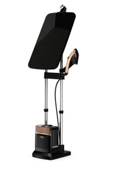 Stojanový naparovač odevov Tefal IXEO QT2020E0 čierny/medený