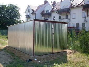 Plechová garáž 3x6 – montáž zdarma, doručenie po celej SR