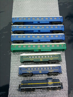 Staré Retro juhoslovanské VLÁČIKY-HO (H0)