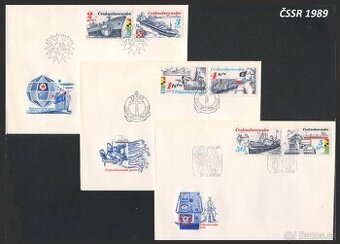 Poštové známky, filatelia: ČSSR, FDC obálky