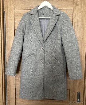 Dámsky sivý kabát