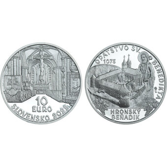 10€ minca v BK Benedikt. opátstvo