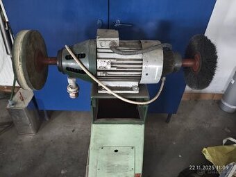 Brúska na leštenie - dvojkotúčova