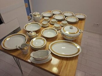 Retro porcelánový servis Olympia, 6 osôb