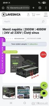 Menič napätia 24/230