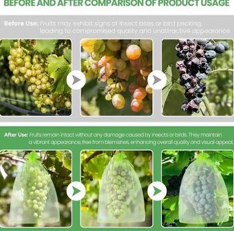 Sačky na ovocie proti škodcom/zvieratám