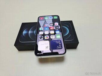 APPLE IPHONE 12 PRO 256GB SILVER ,ZDRAVIE BATERKY 100%