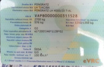 Predam prívesný vozik