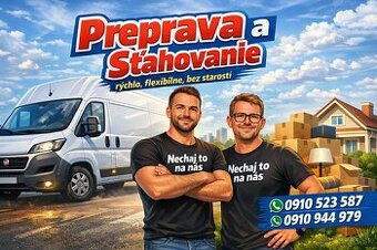 Sťahovanie, preprava a montáž v jednom