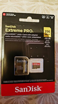 Predám microSD SanDisk Extreme PRO 256GB