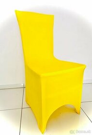 navlek, potah na stoličku - zltý dlhý - 1
