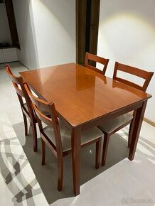 Jedálenský stôl a4 stolicky - 1