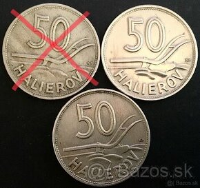 50 halierov 1941, z obdobia Slovenského štátu.