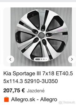 Rezerva originál KIA