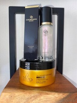 Oriflame - Giordani Gold sérum a Eleo Oil maska na vlasy