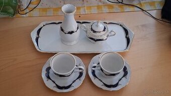 Československý porcelan príbory, sklenené pohare