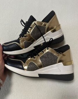 Sneakersy zlato-čierne zn. Michael Kors originál