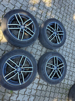 Hliníkové disky R17 + letné pneu Michelin